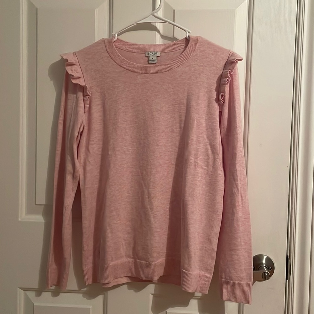 Light pink cotton sweater from JCrew (Size Small)